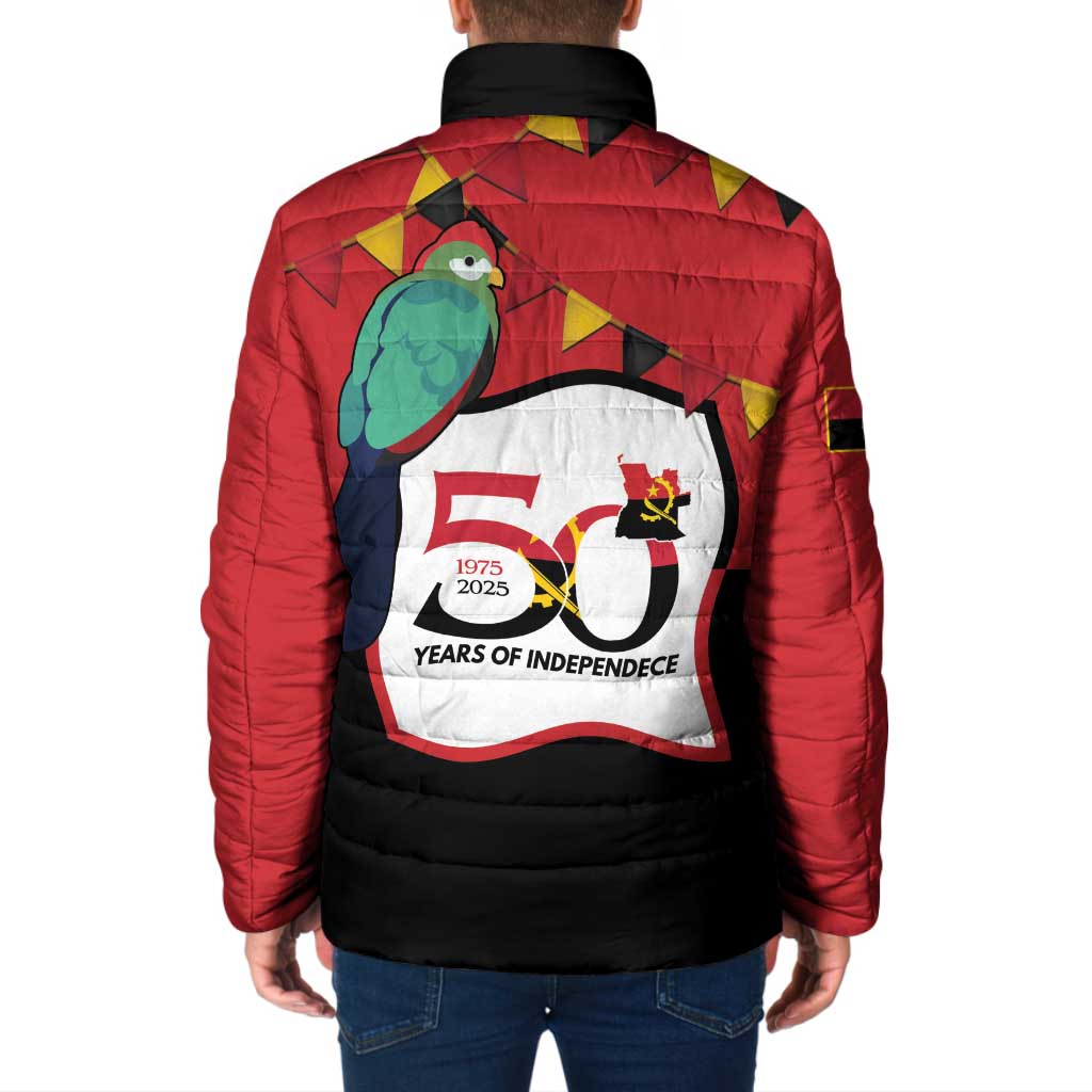 Happy Angola Padded Jacket 50 Years of Independence - Wonder Print Shop
