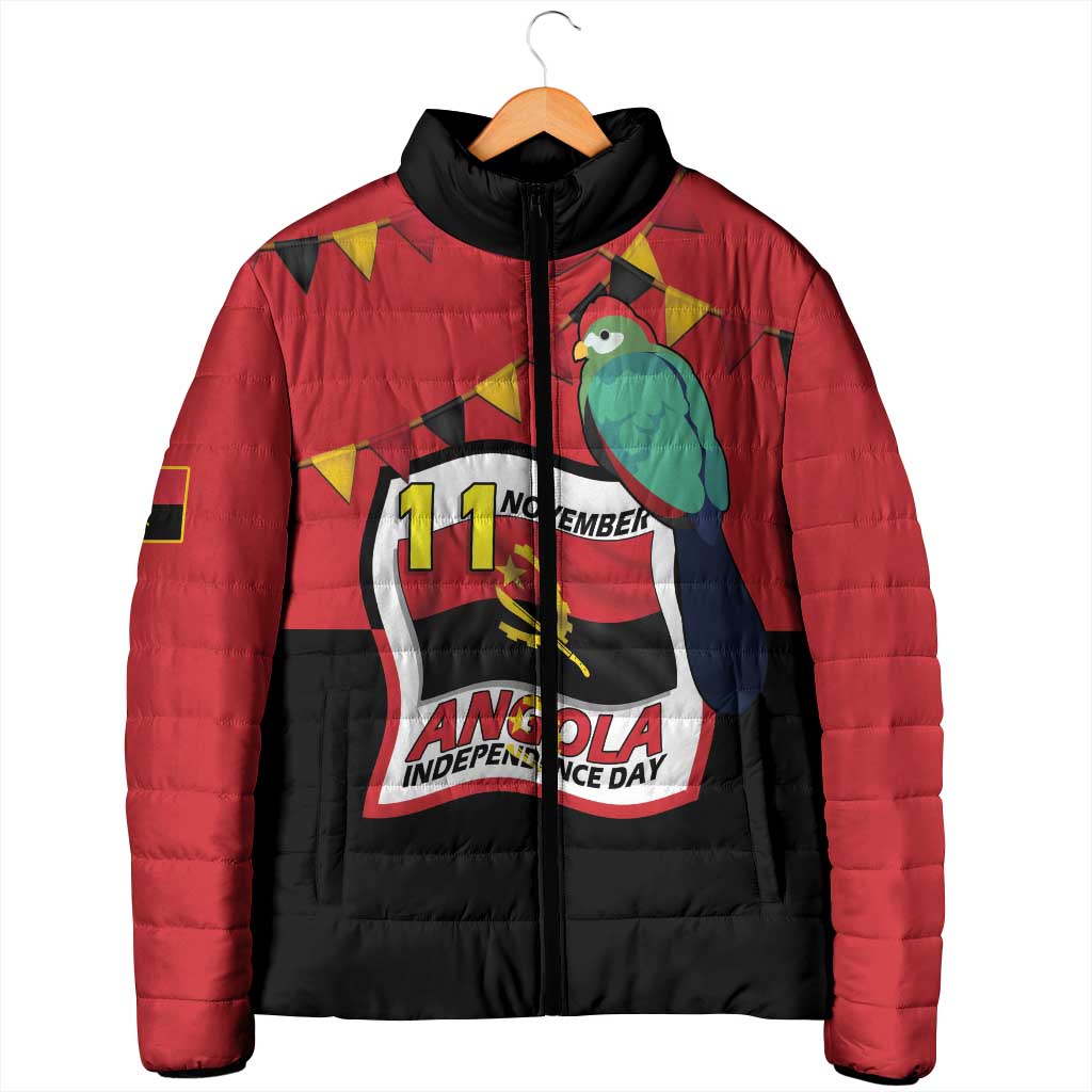 Happy Angola Padded Jacket 50 Years of Independence - Wonder Print Shop