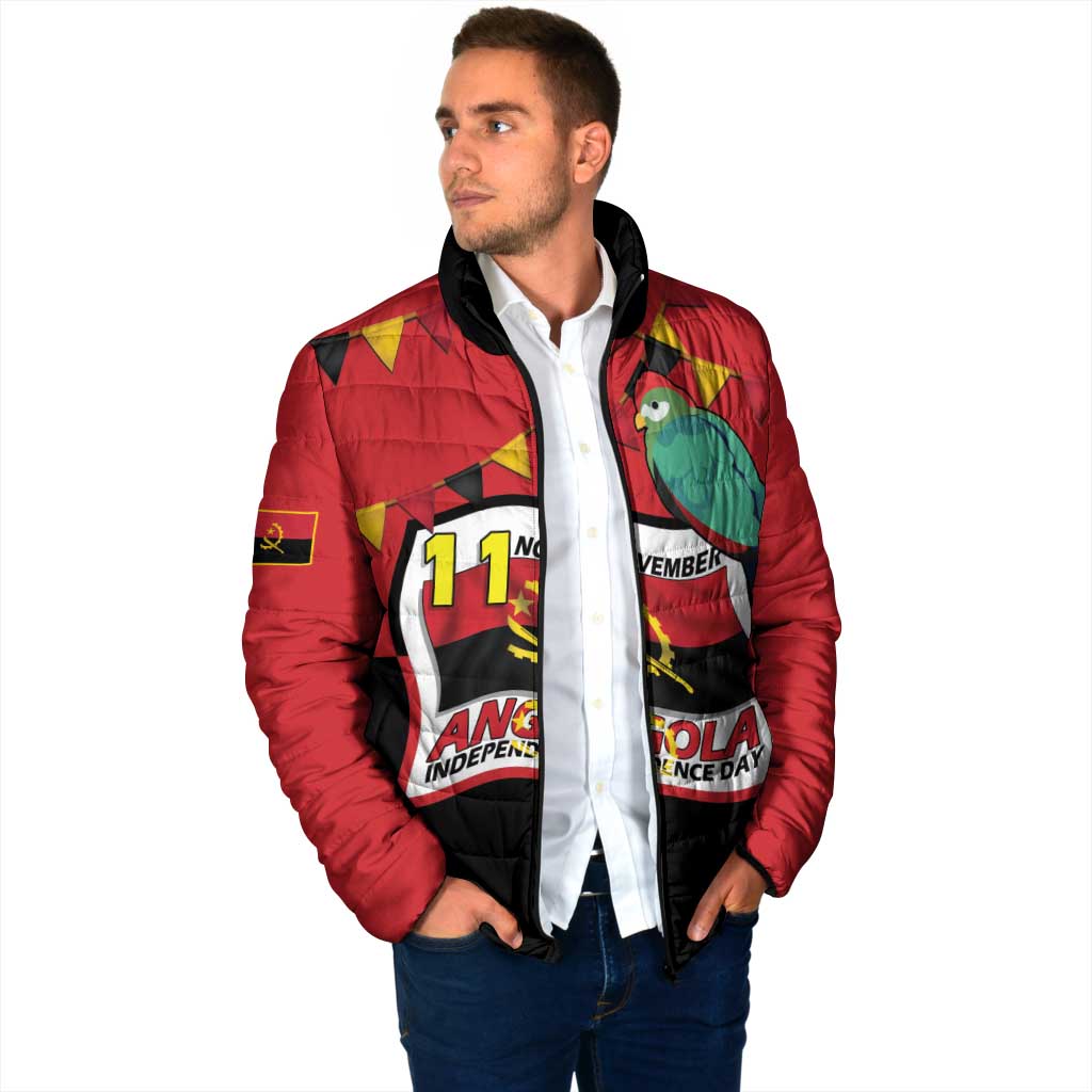 Happy Angola Padded Jacket 50 Years of Independence - Wonder Print Shop