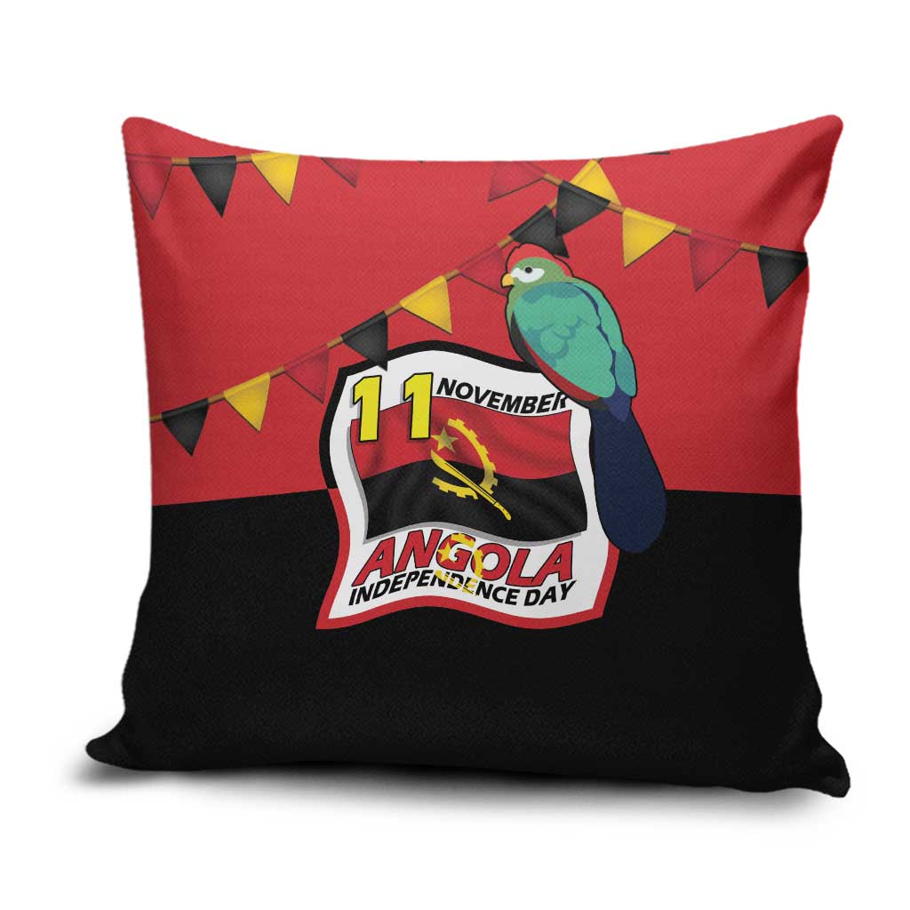 Happy Angola Pillow Cover 50 Years of Independence - Wonder Print Shop