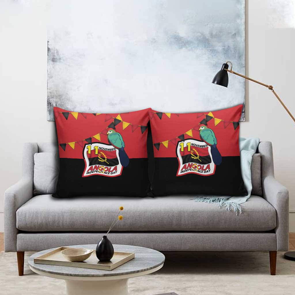 Happy Angola Pillow Cover 50 Years of Independence - Wonder Print Shop