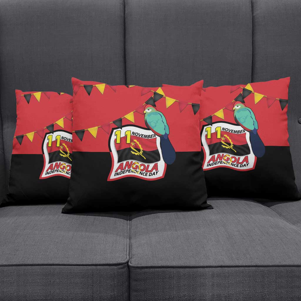 Happy Angola Pillow Cover 50 Years of Independence - Wonder Print Shop