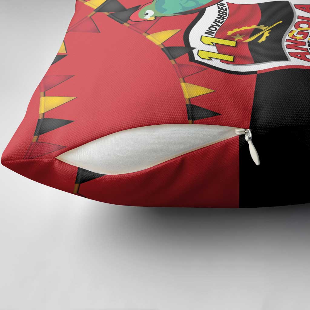 Happy Angola Pillow Cover 50 Years of Independence - Wonder Print Shop