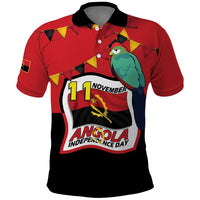 Happy Angola Polo Shirt 50 Years of Independence - Wonder Print Shop