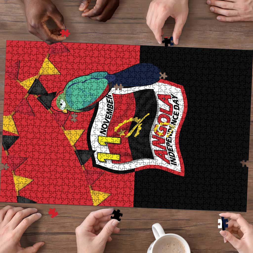 Happy Angola Puzzle 50 Years of Independence - Wonder Print Shop