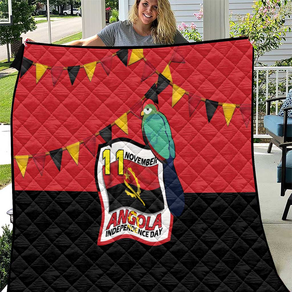 Happy Angola Quilt 50 Years of Independence - Wonder Print Shop
