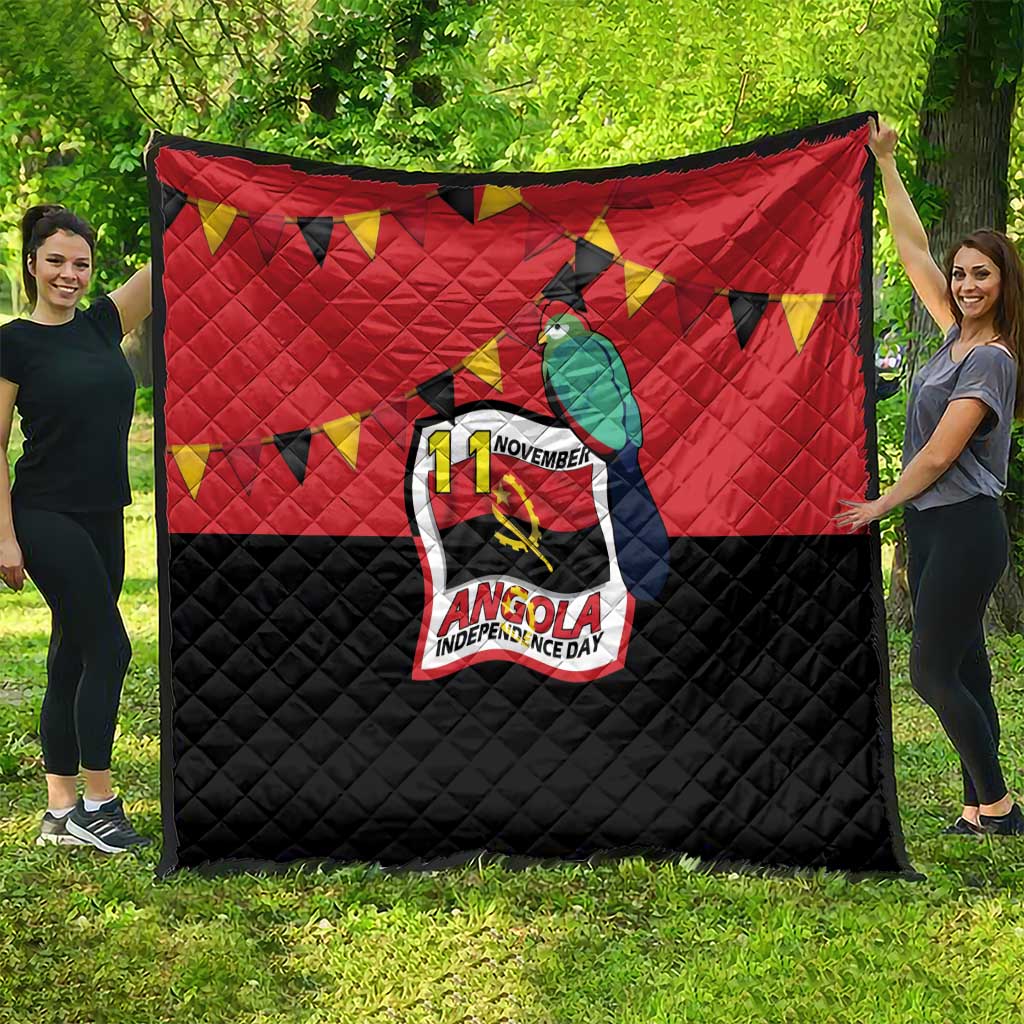 Happy Angola Quilt 50 Years of Independence - Wonder Print Shop