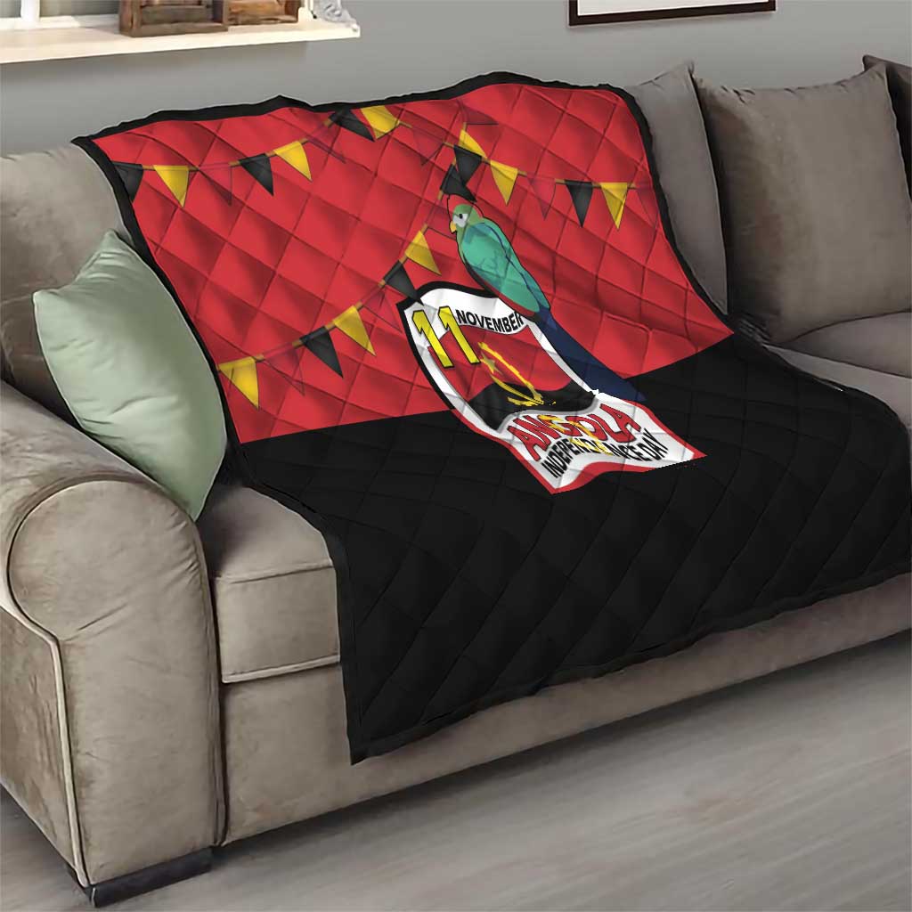 Happy Angola Quilt 50 Years of Independence - Wonder Print Shop