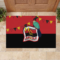 Happy Angola Rubber Doormat 50 Years of Independence - Wonder Print Shop