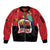 Happy Angola Sleeve Zip Bomber Jacket 50 Years of Independence - Wonder Print Shop