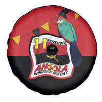 Happy Angola Spare Tire Cover 50 Years of Independence - Wonder Print Shop