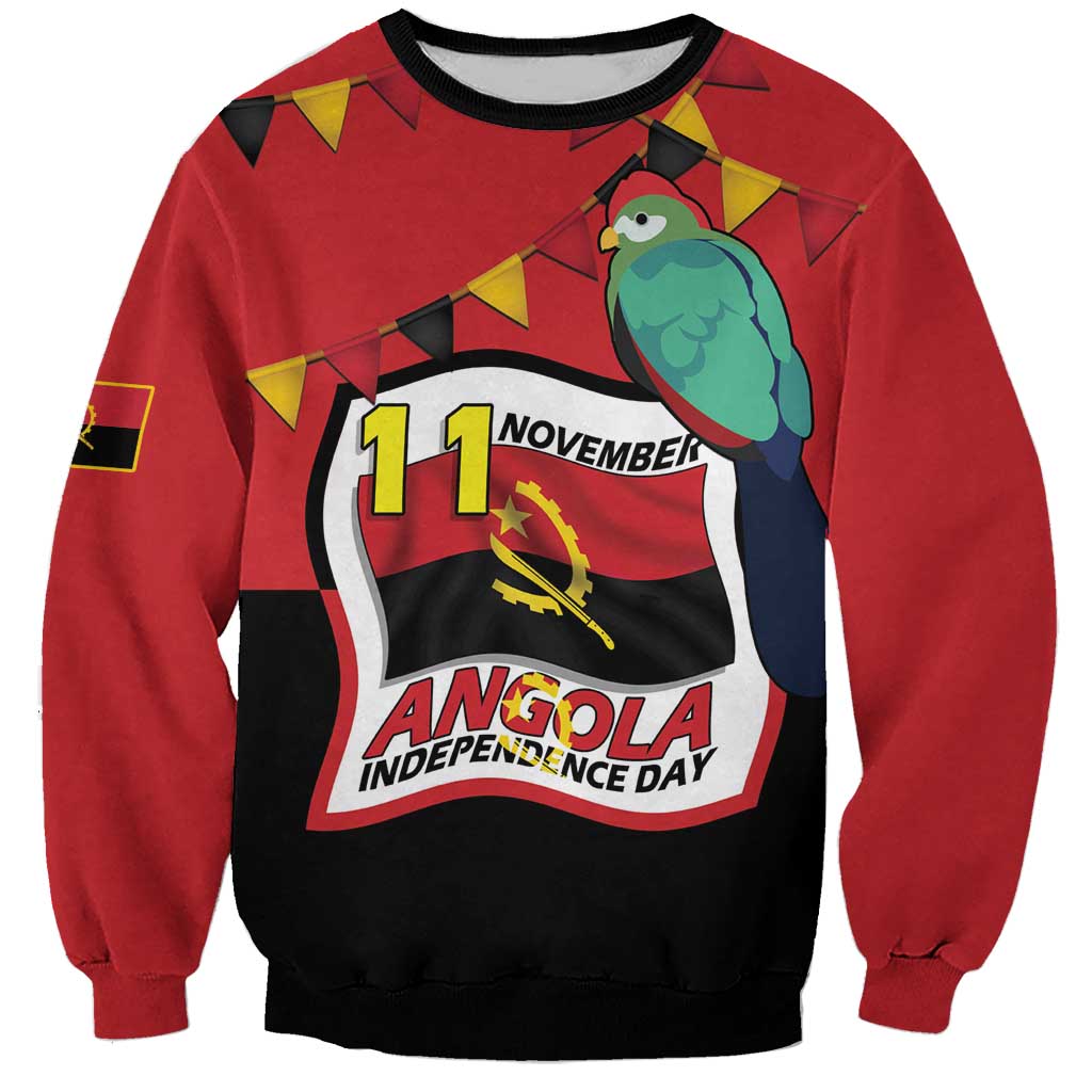 Happy Angola Sweatshirt 50 Years of Independence - Wonder Print Shop