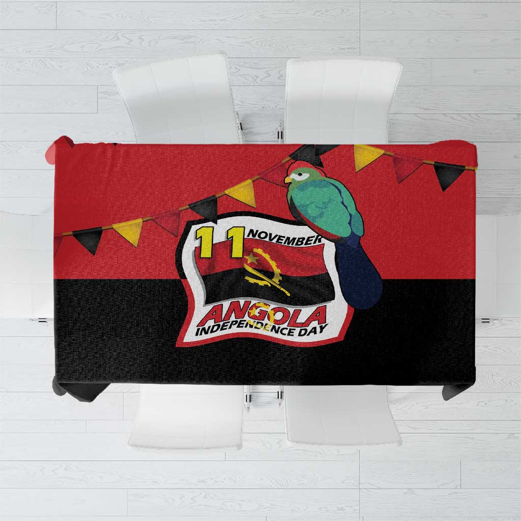 Happy Angola Tablecloth 50 Years of Independence - Wonder Print Shop