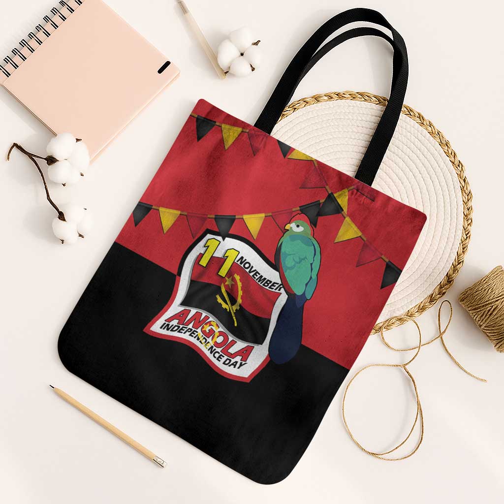 Happy Angola Tote Bag 50 Years of Independence - Wonder Print Shop