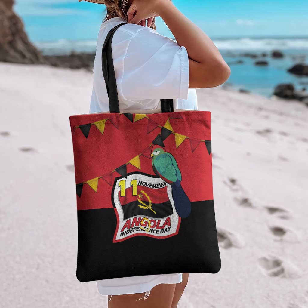 Happy Angola Tote Bag 50 Years of Independence - Wonder Print Shop