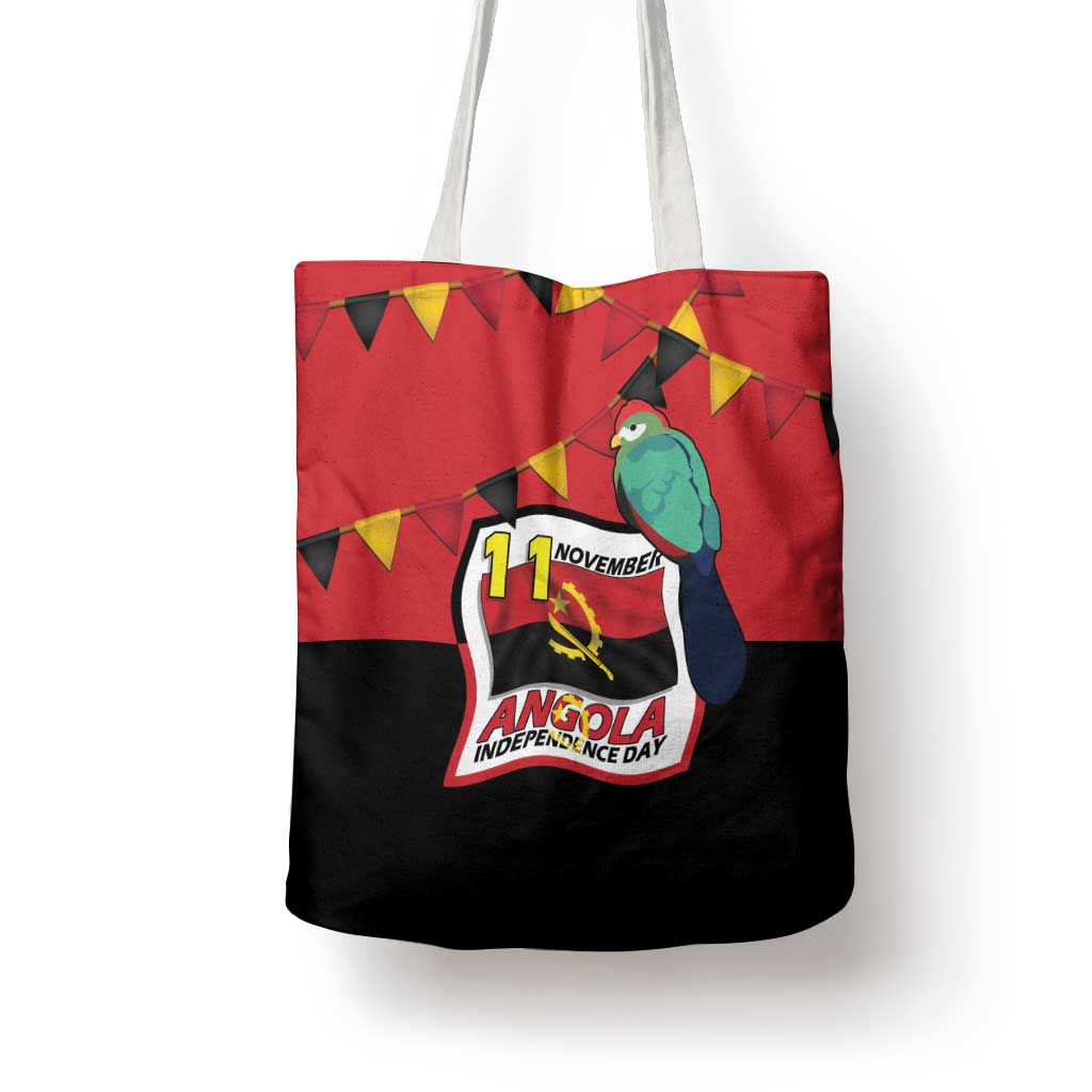 Happy Angola Tote Bag 50 Years of Independence - Wonder Print Shop