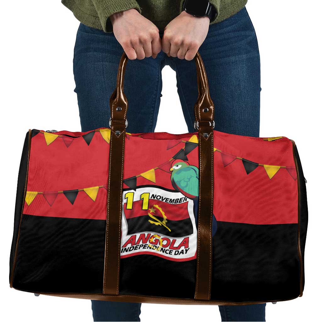 Happy Angola Travel Bag 50 Years of Independence - Wonder Print Shop