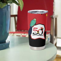 Happy Angola Tumbler Cup 50 Years of Independence - Wonder Print Shop