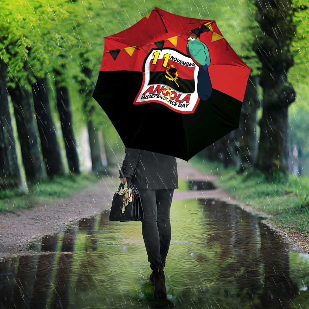 Happy Angola Umbrella 50 Years of Independence - Wonder Print Shop