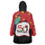 Happy Angola Wearable Blanket Hoodie 50 Years of Independence - Wonder Print Shop