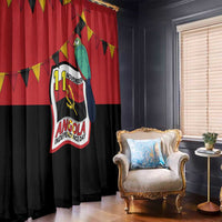 Happy Angola Window Curtain 50 Years of Independence - Wonder Print Shop