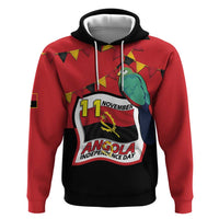 Happy Angola Zip Hoodie 50 Years of Independence - Wonder Print Shop