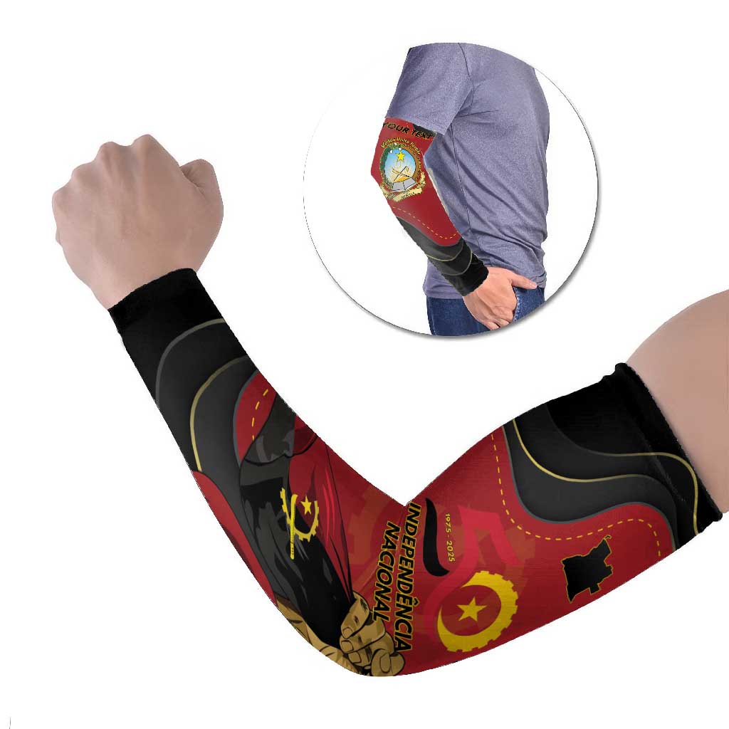 Angola Independence Day Arm Sleeves Virtue Is Stronger When United - Wonder Print Shop
