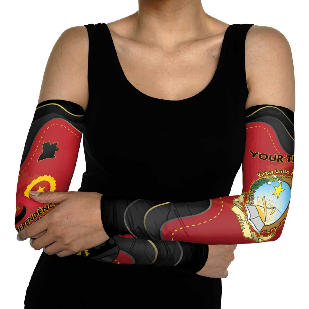 Angola Independence Day Arm Sleeves Virtue Is Stronger When United - Wonder Print Shop