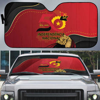 Angola Independence Day Auto Sun Shade Virtue Is Stronger When United - Wonder Print Shop