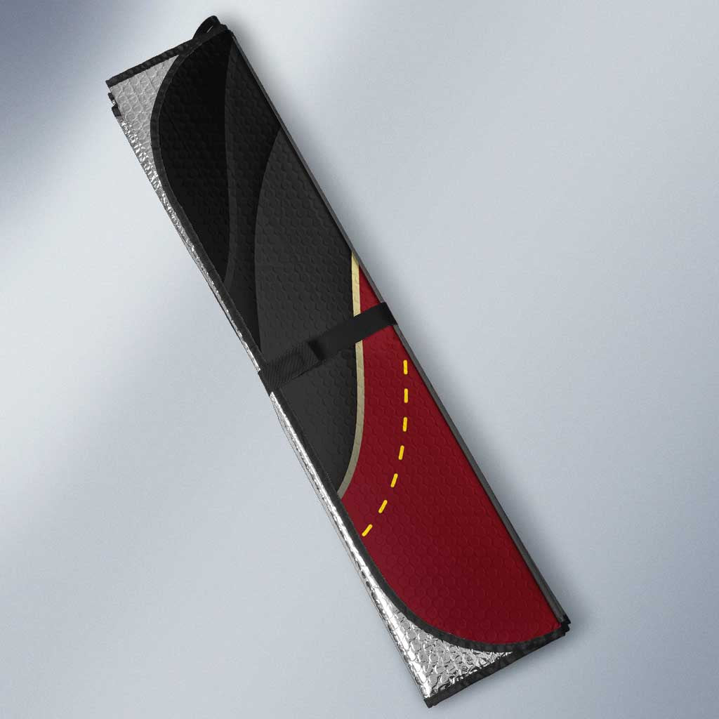 Angola Independence Day Auto Sun Shade Virtue Is Stronger When United - Wonder Print Shop