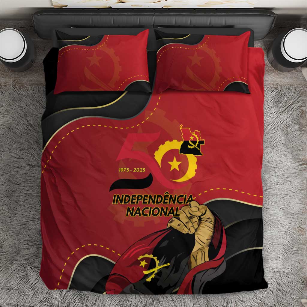 Angola Independence Day Bedding Set Virtue Is Stronger When United - Wonder Print Shop