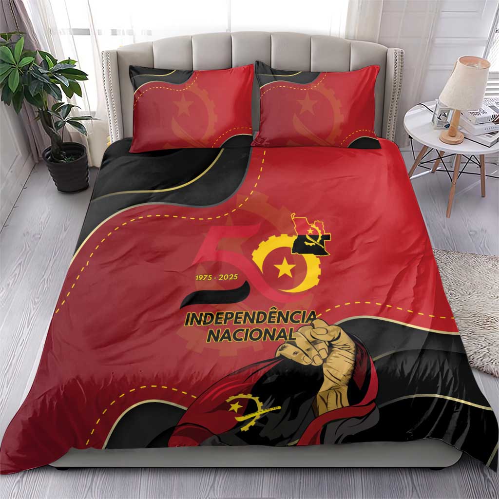 Angola Independence Day Bedding Set Virtue Is Stronger When United - Wonder Print Shop