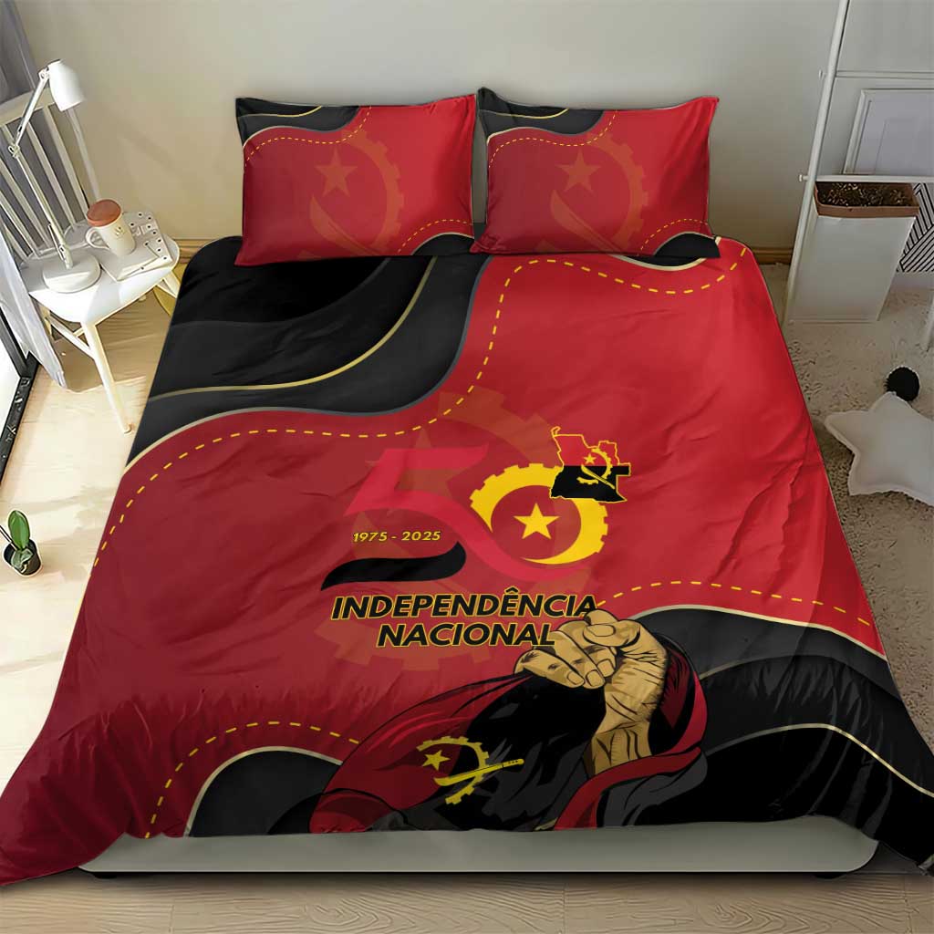 Angola Independence Day Bedding Set Virtue Is Stronger When United - Wonder Print Shop