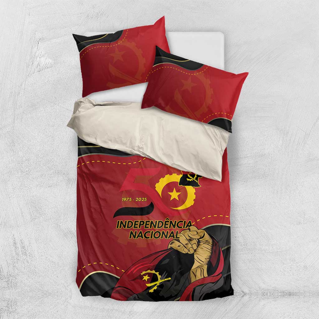 Angola Independence Day Bedding Set Virtue Is Stronger When United - Wonder Print Shop