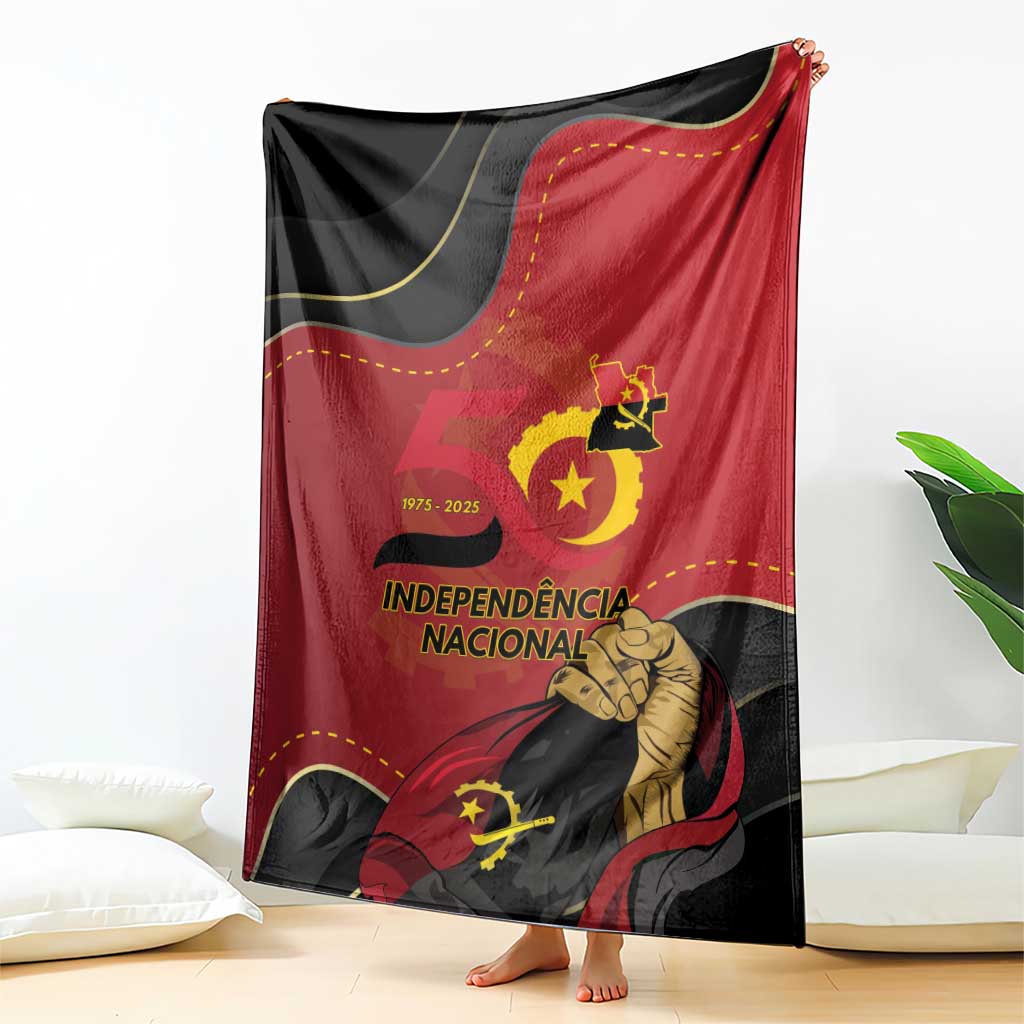 Angola Independence Day Blanket Virtue Is Stronger When United - Wonder Print Shop