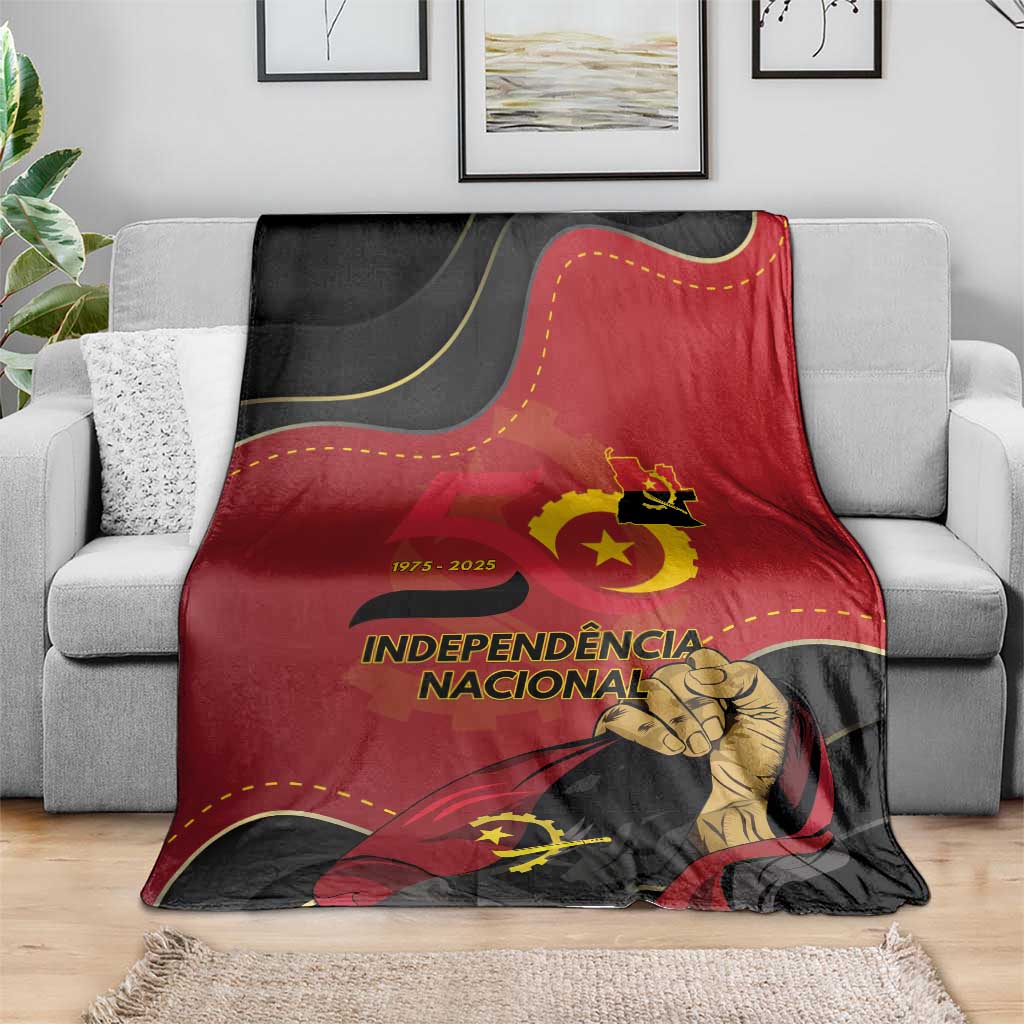 Angola Independence Day Blanket Virtue Is Stronger When United - Wonder Print Shop