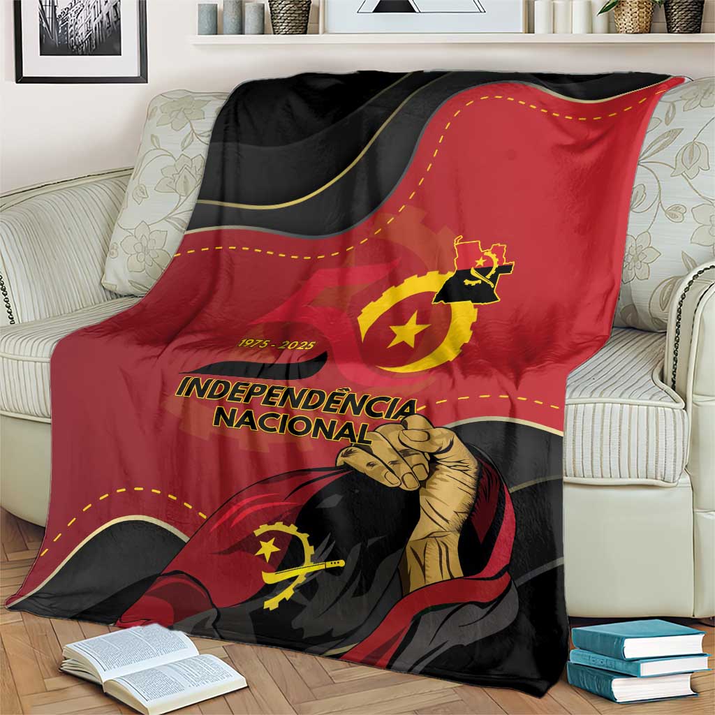 Angola Independence Day Blanket Virtue Is Stronger When United - Wonder Print Shop