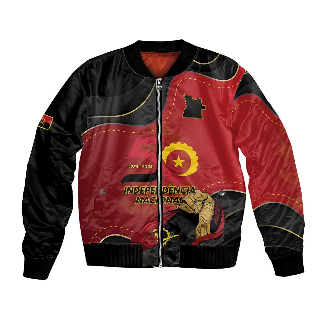 Personalized Angola Independence Day Bomber Jacket Virtue Is Stronger When United - Wonder Print Shop