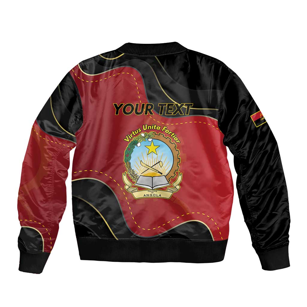 Personalized Angola Independence Day Bomber Jacket Virtue Is Stronger When United - Wonder Print Shop