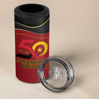 Personalized Angola Independence Day 4 in 1 Can Cooler Tumbler Virtue Is Stronger When United - Wonder Print Shop