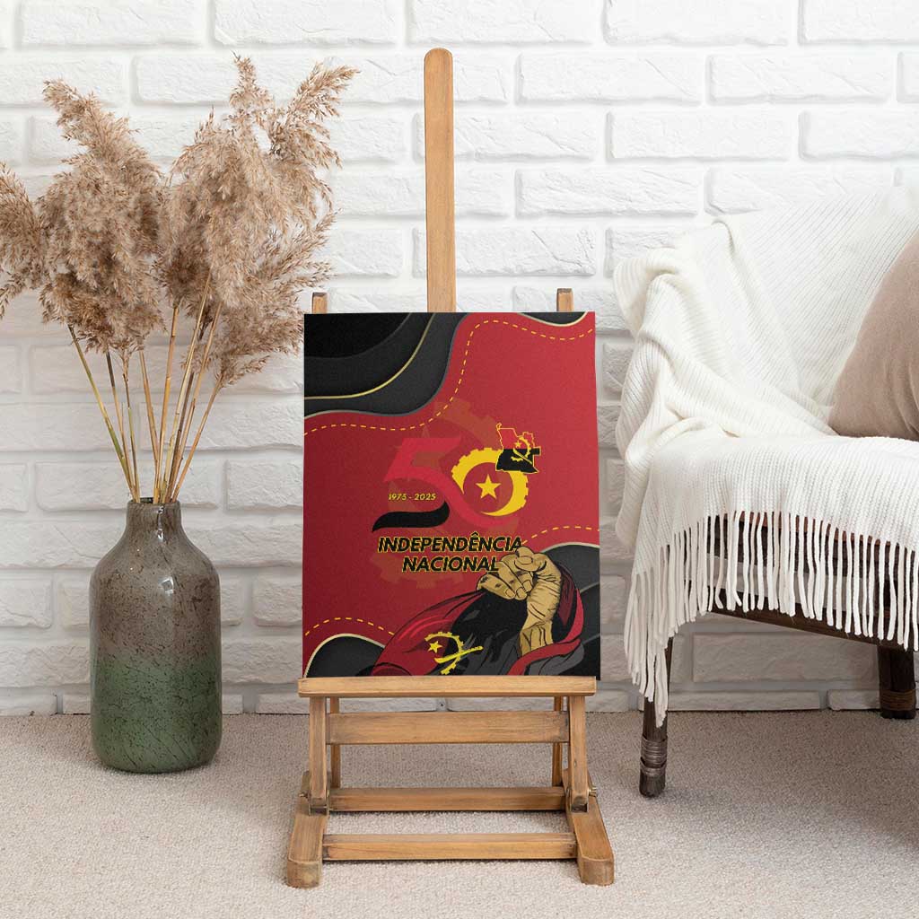 Angola Independence Day Canvas Wall Art Virtue Is Stronger When United - Wonder Print Shop