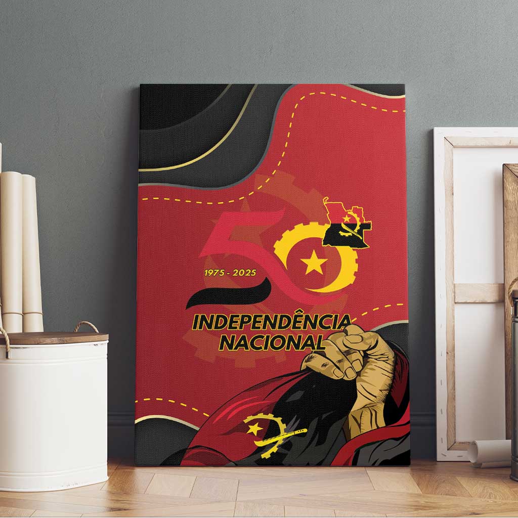 Angola Independence Day Canvas Wall Art Virtue Is Stronger When United - Wonder Print Shop