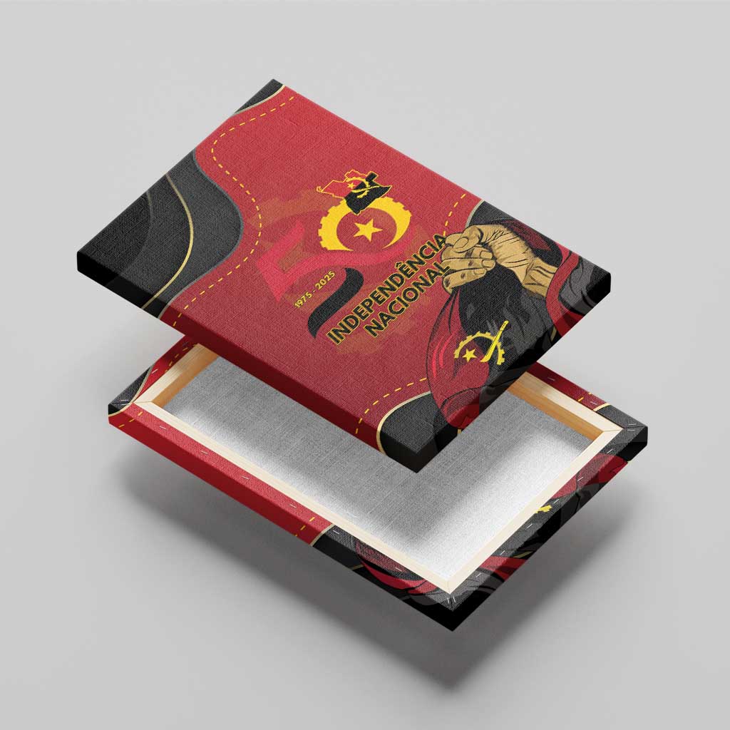 Angola Independence Day Canvas Wall Art Virtue Is Stronger When United - Wonder Print Shop