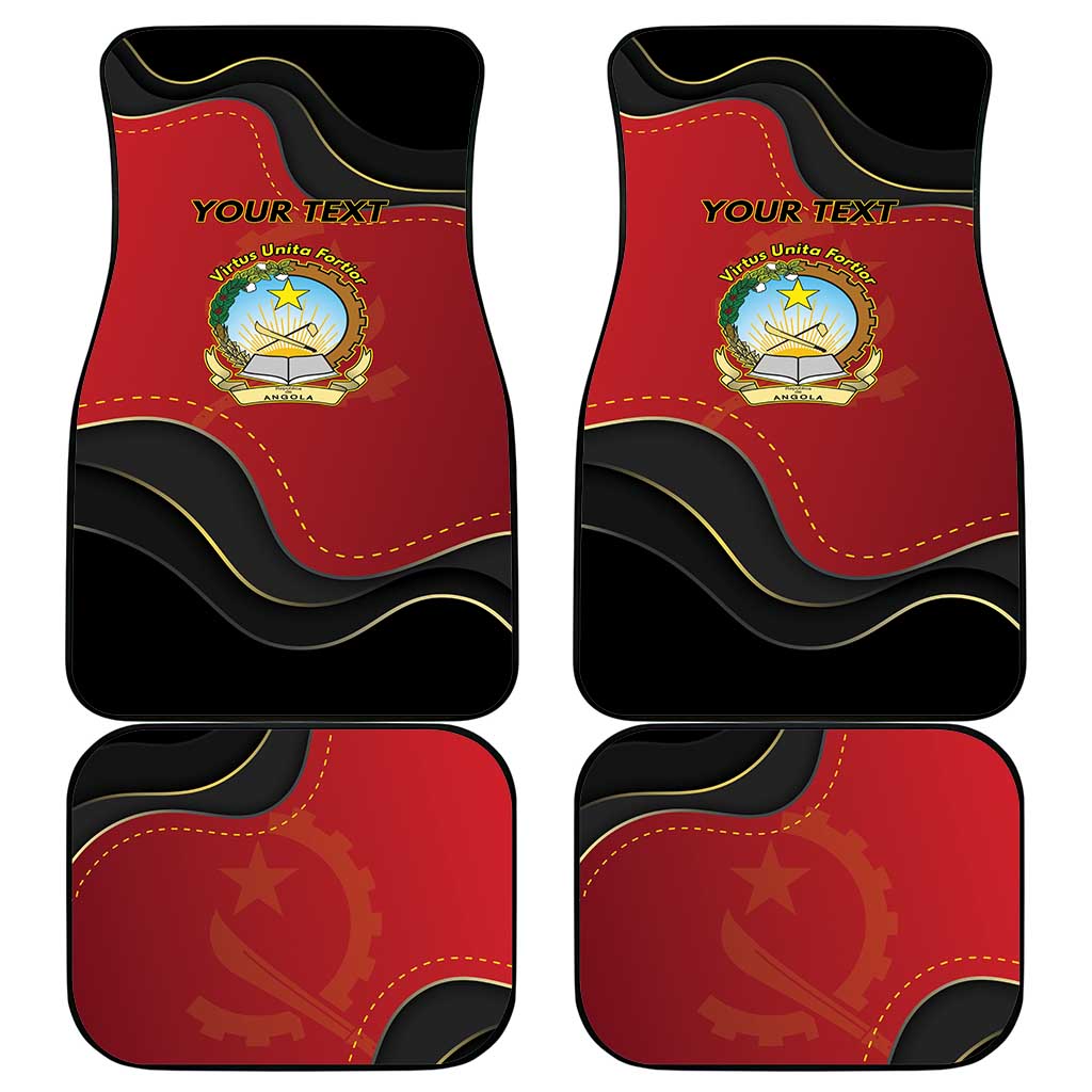 Angola Independence Day Car Mats Virtue Is Stronger When United - Wonder Print Shop