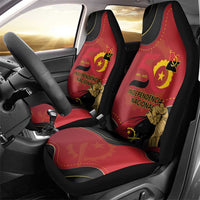 Angola Independence Day Car Seat Cover Virtue Is Stronger When United - Wonder Print Shop
