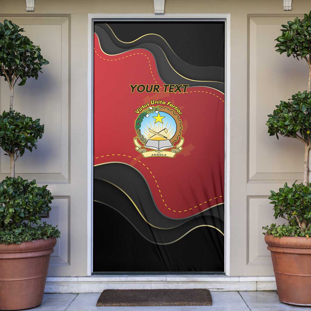 Angola Independence Day Door Cover Virtue Is Stronger When United - Wonder Print Shop