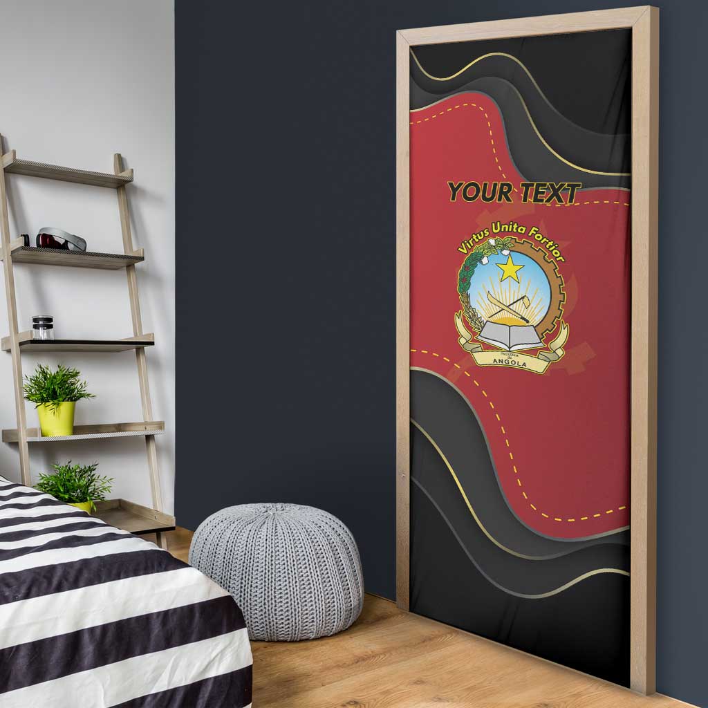 Angola Independence Day Door Cover Virtue Is Stronger When United - Wonder Print Shop