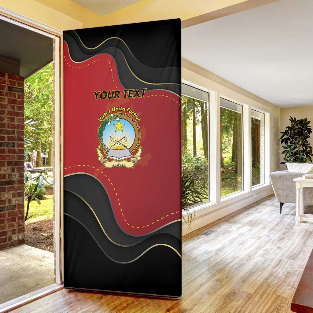 Angola Independence Day Door Cover Virtue Is Stronger When United - Wonder Print Shop