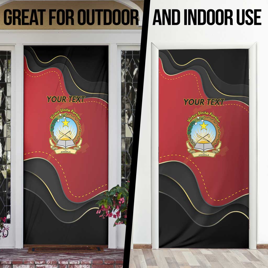 Angola Independence Day Door Cover Virtue Is Stronger When United - Wonder Print Shop