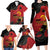 Personalized Angola Independence Day Family Matching Long Sleeve Bodycon Dress and Hawaiian Shirt Virtue Is Stronger When United - Wonder Print Shop